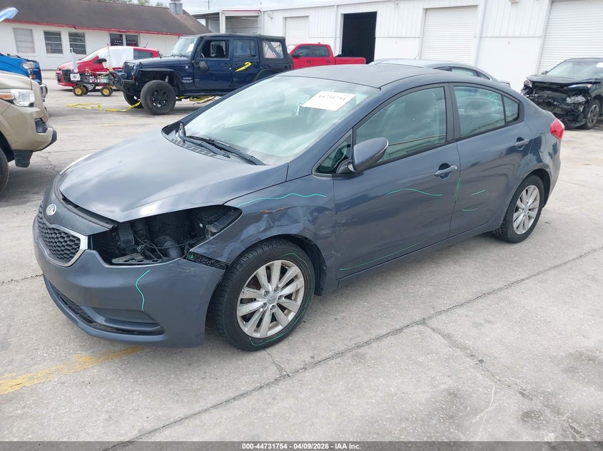 Vin: knafx4a64e5181367, lot: 45228934, kia forte lx 20142