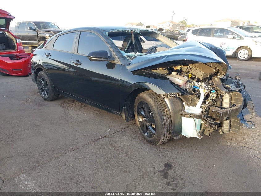 2023 Hyundai Elantra Hybrid Blue