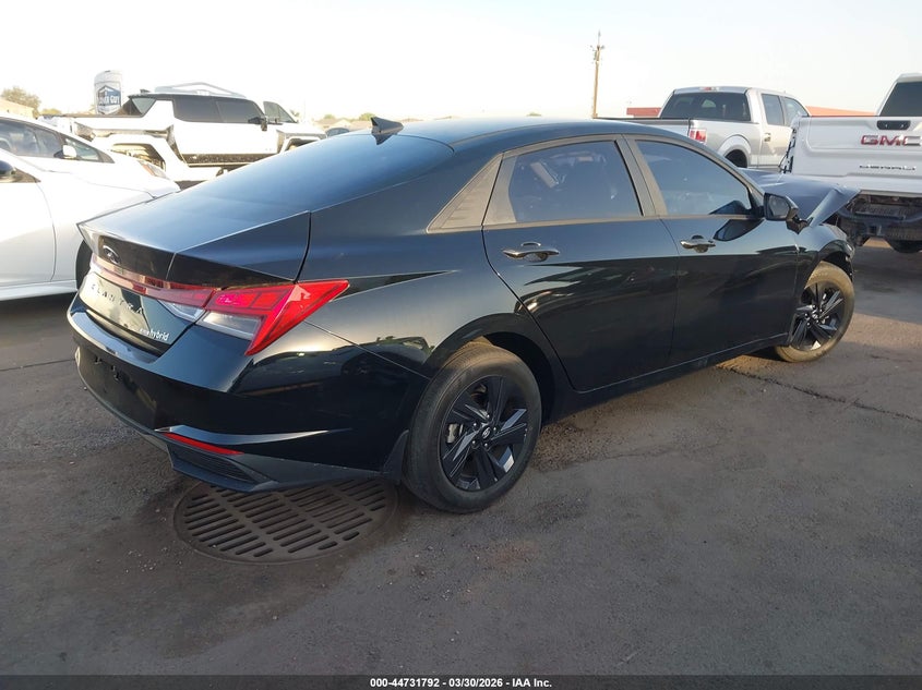 2023 Hyundai Elantra Hybrid Blue