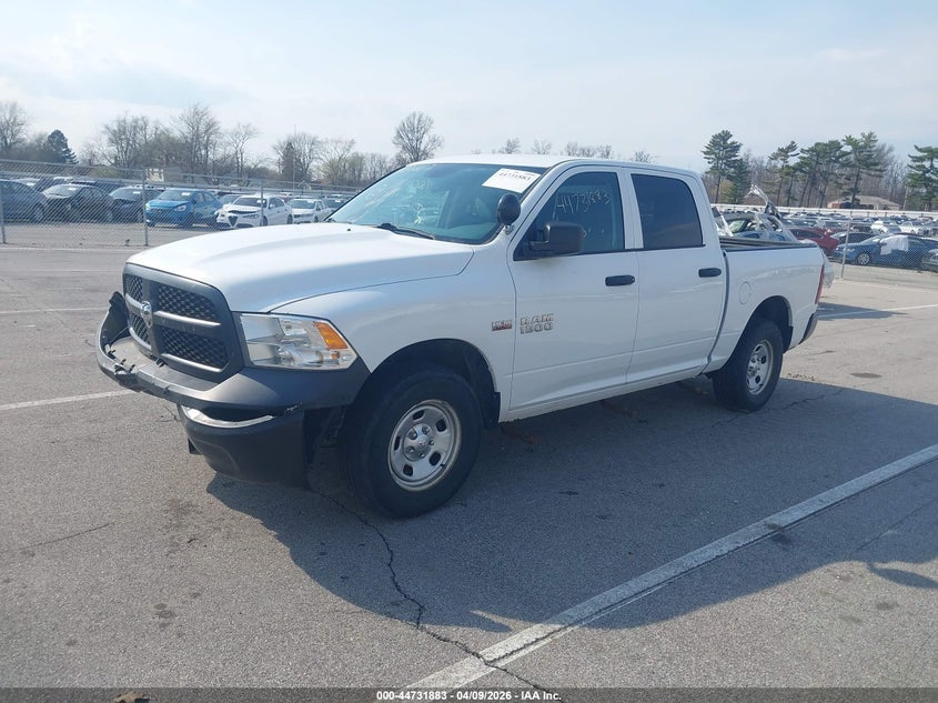 Vin: 1c6rr7xt6js197825, lot: 45229063, ram 1500 ssv  4x4 5'7 box 20182