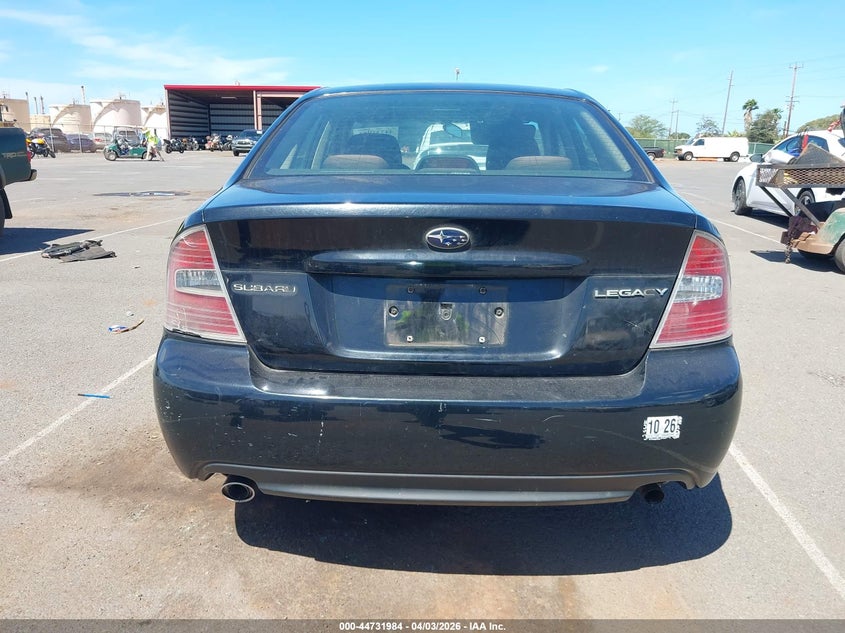 2006 Subaru Legacy 2.5I VIN: 4S3BL626X67215406 Lot: 44731984