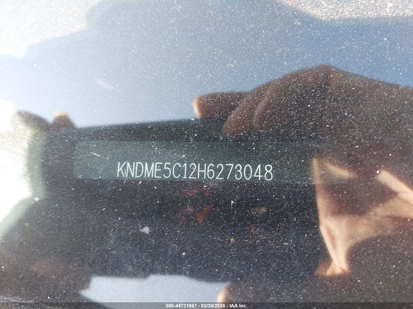 VIN KNDME5C12H6273048 2017 KIA SEDONA SX LUXURY
