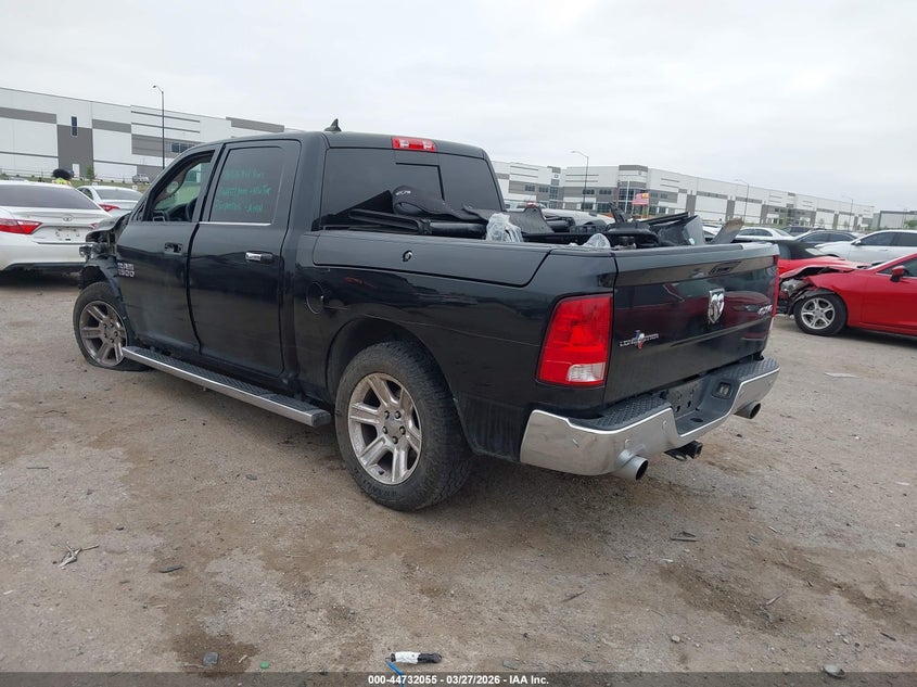 Vin: 1c6rr7lt6hs712516, lot: 45229235, ram 1500 lone star silver  4x4 5'7 box 20173