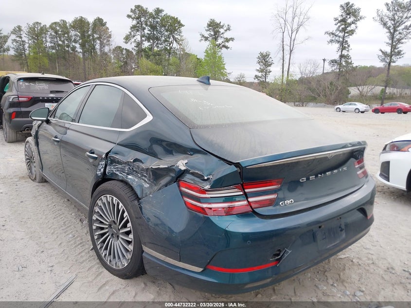 Vin: kmtge4s18pu007389, lot: 45229502, genesis electrified g80 20233