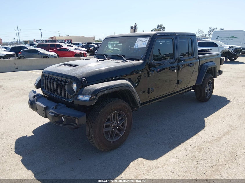 Vin: 1c6pjtag4sl551999, lot: 45229609, jeep gladiator sport s 20252