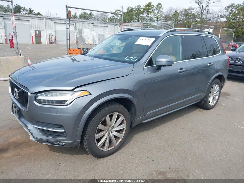 Vin: yv4a22pk2g1019507, lot: 45229671, volvo xc90 t6 momentum 20162