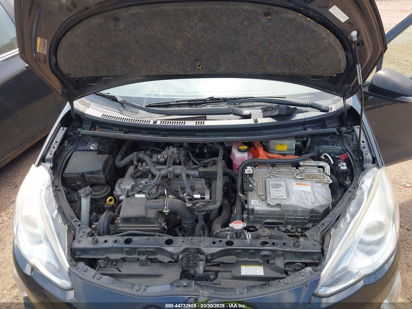 2016 Toyota Prius C Two VIN: JTDKDTB37G1124972 Lot: 44732605