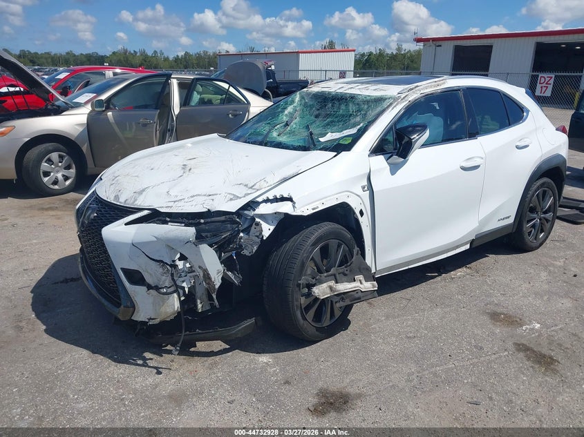Vin: jthr9jbh5m2052044, lot: 45230108, lexus ux 250h f sport 20212