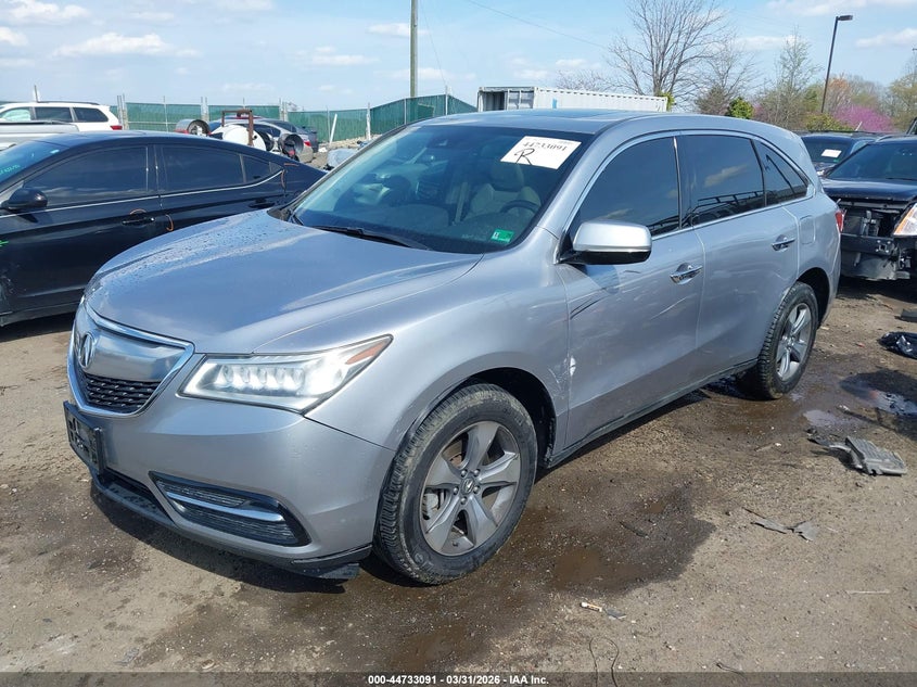 2016 Acura Mdx Acurawatch Plus Package
