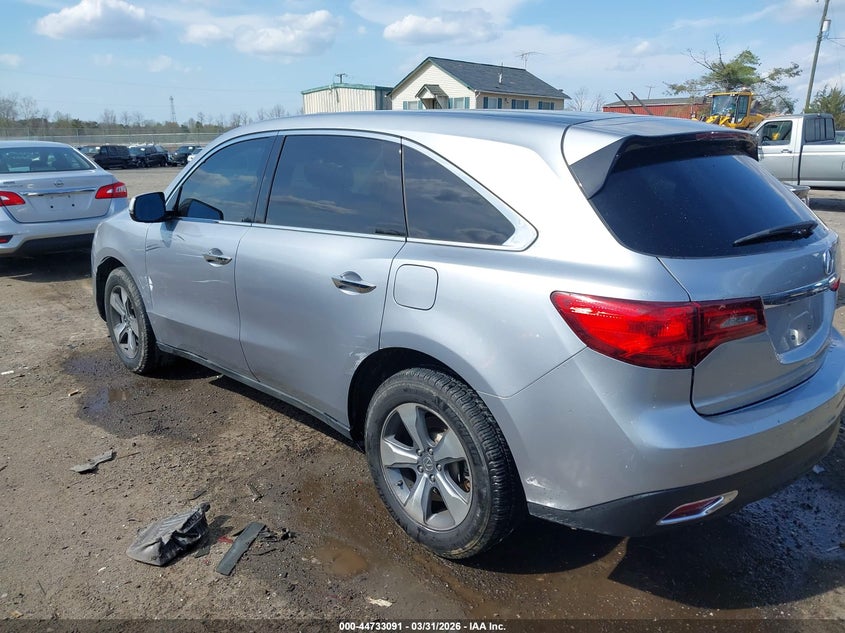 2016 Acura Mdx Acurawatch Plus Package