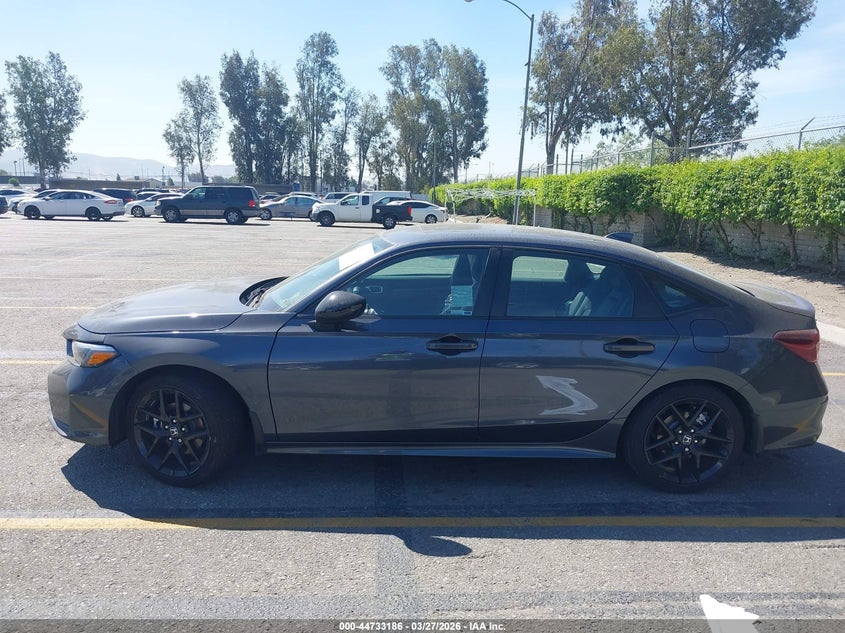 VIN 2HGFE4F80SH347795 2025 HONDA CIVIC HYBRID SPORT/SPORT TOURING