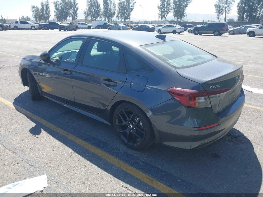 VIN 2HGFE4F80SH347795 2025 HONDA CIVIC HYBRID SPORT/SPORT TOURING