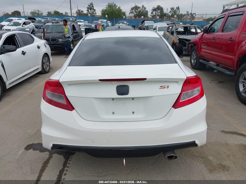 2012 Honda Civic 2.4 Si white Lot 111044733400 Vin 2HGFG4A54CH708342