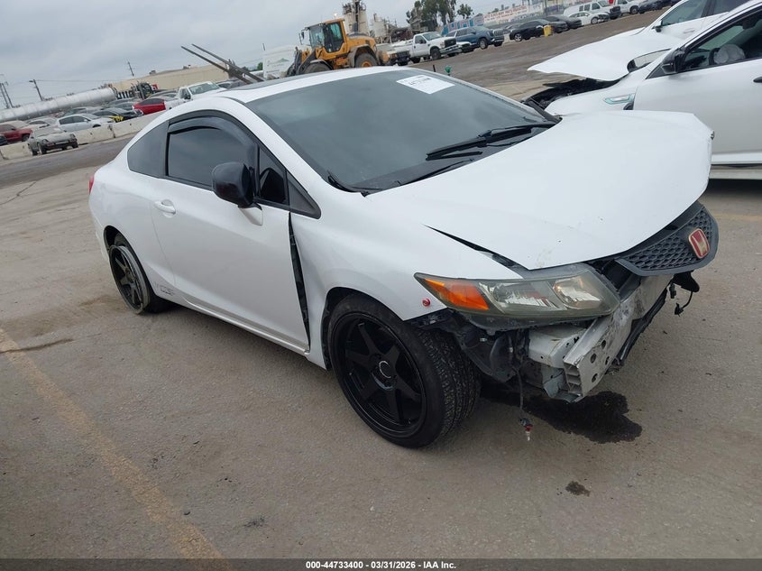 2012 Honda Civic 2.4 Si white Lot 111044733400 Vin 2HGFG4A54CH708342