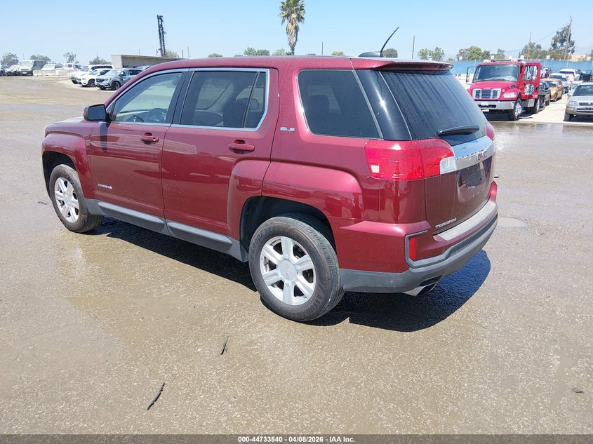 Vin: 2gkalmek0g6265956, lot: 45230720, gmc terrain sle-1 20163