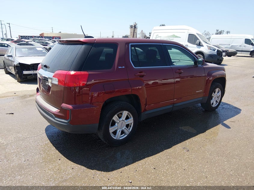 Vin: 2gkalmek0g6265956, lot: 45230720, gmc terrain sle-1 20164