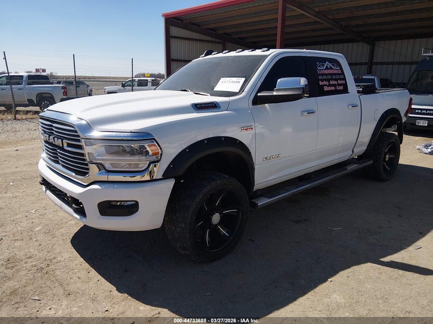Vin: 3c6ur5fj4ng221793, lot: 45230868, ram 2500 laramie  4x4 6'4 box 20222