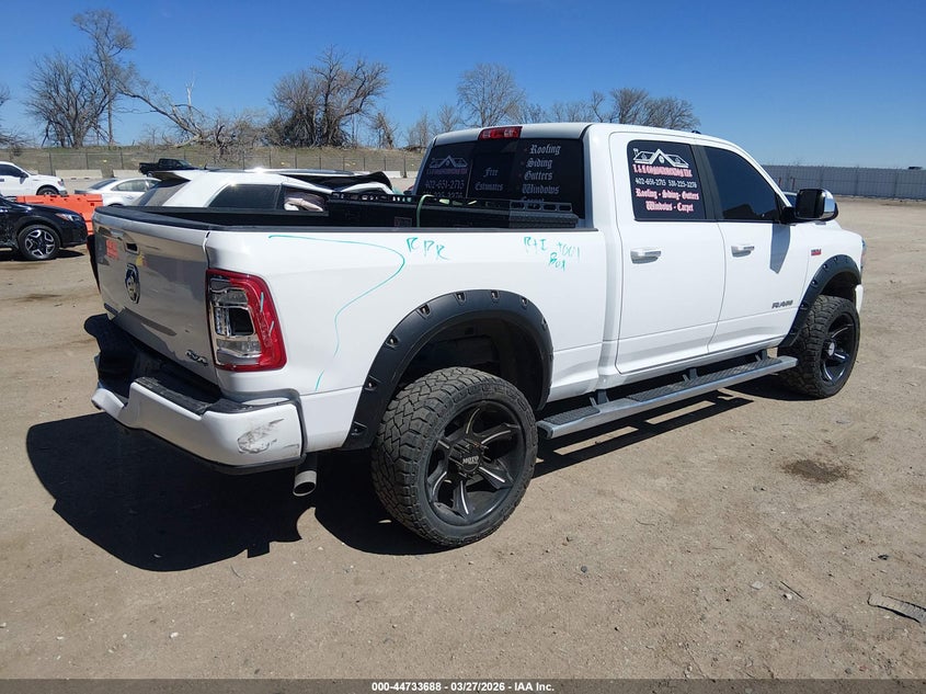 Vin: 3c6ur5fj4ng221793, lot: 45230868, ram 2500 laramie  4x4 6'4 box 20224