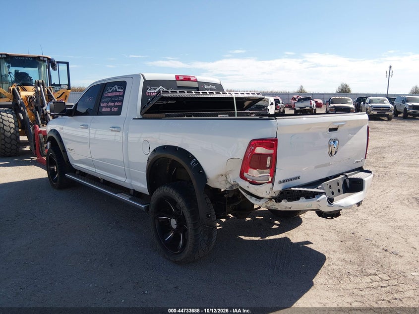 Vin: 3c6ur5fj4ng221793, lot: 45230868, ram 2500 laramie  4x4 6'4 box 20223