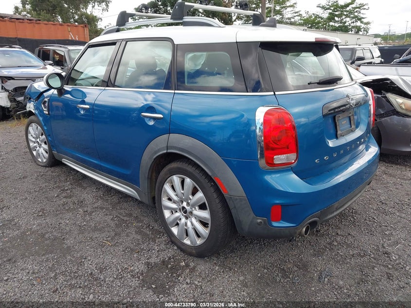 Vin: wmzyt3c5xk3e94679, lot: 45230970, mini countryman cooper s 20193