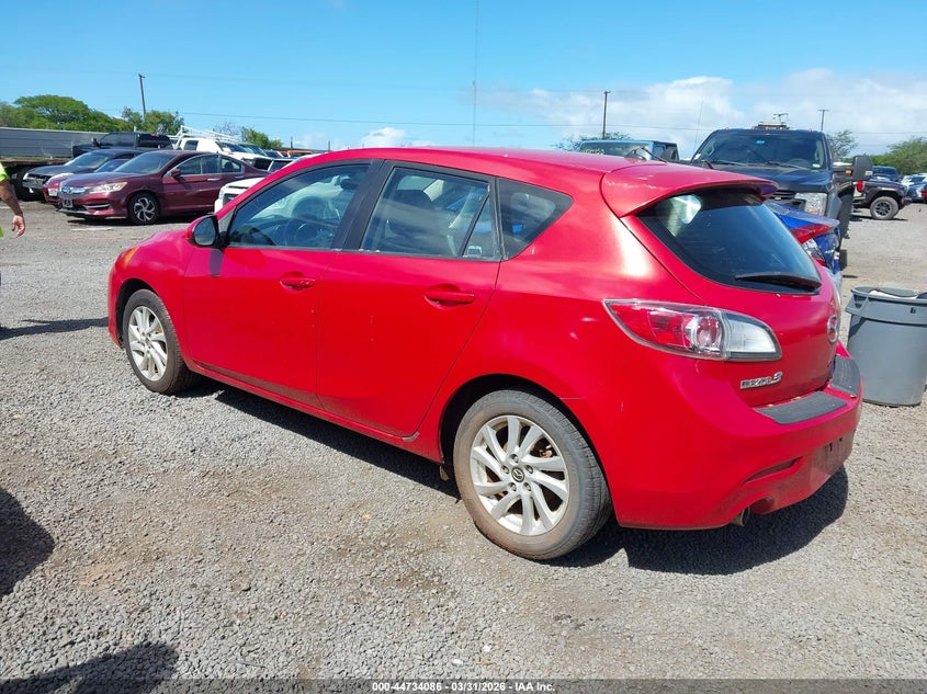 Vin: jm1bl1m70d1832600, lot: 45231266, mazda mazda3 i grand touring 20133