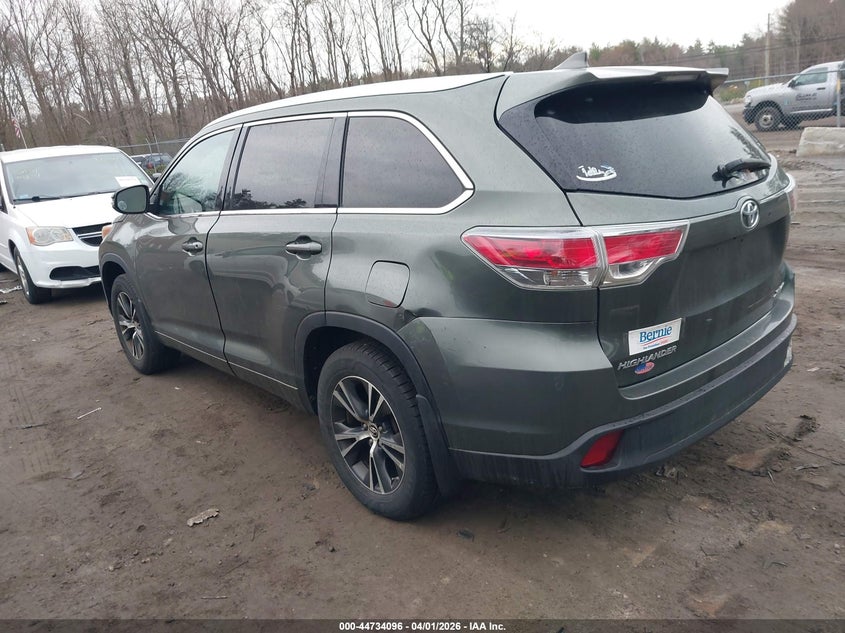 2016 Toyota Highlander Xle V6