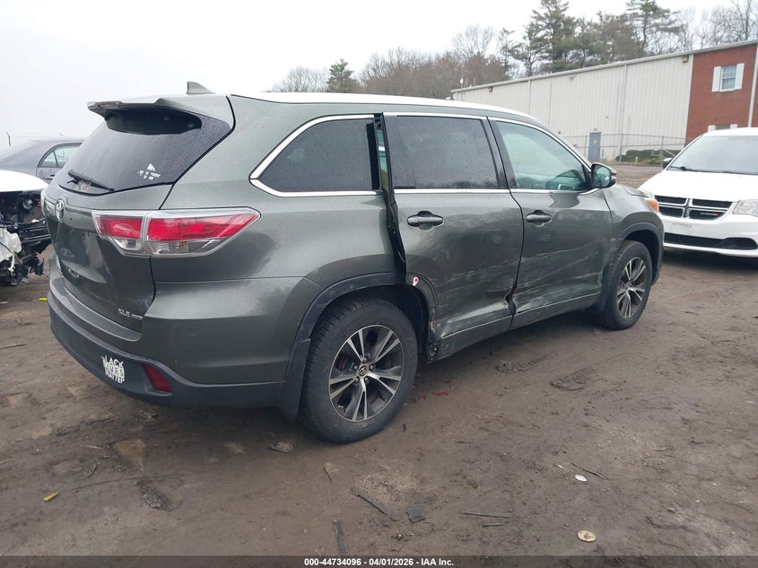2016 Toyota Highlander Xle V6