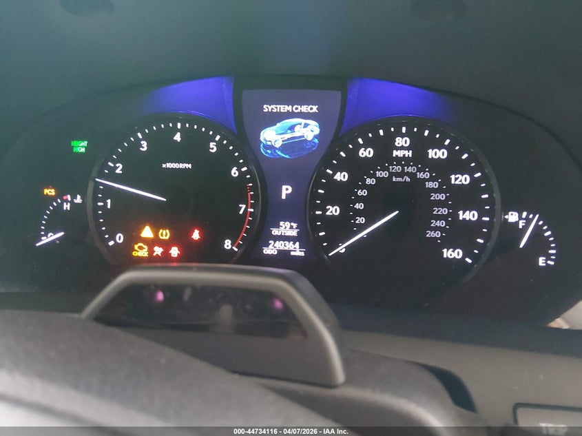 2014 Lexus Ls 460 L VIN: JTHGL1EF3E5051459 Lot: 44734116