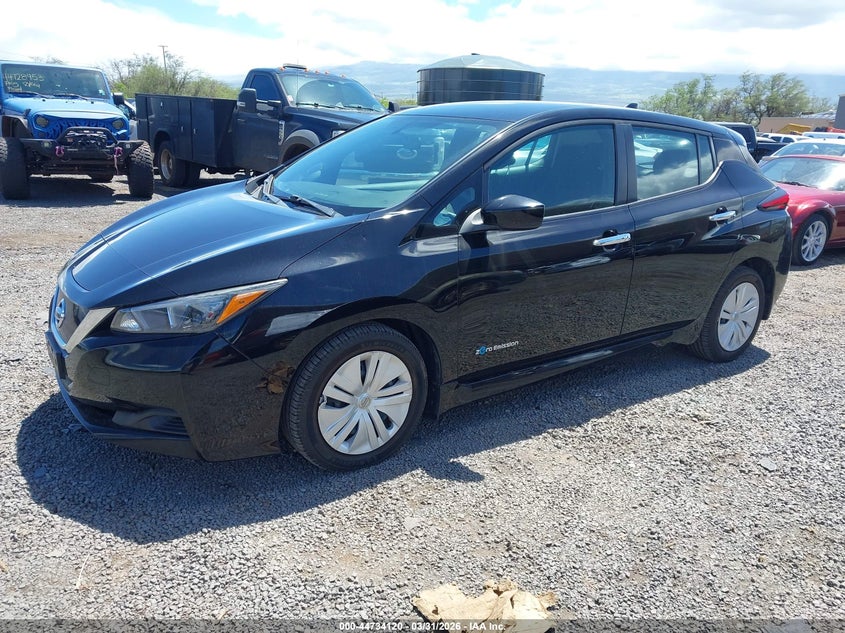 Vin: 1n4az1cp7jc304439, lot: 45231300, nissan leaf s 20182