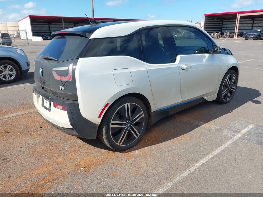 Vin: wby1z4c50fv279212, lot: 45231327, bmw i3 base w/range extender 20154