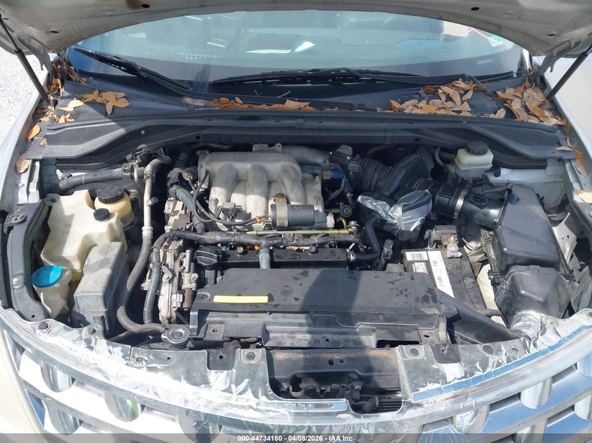 2004 Nissan Murano Sl VIN: JN8AZ08T34W223150 Lot: 44734180