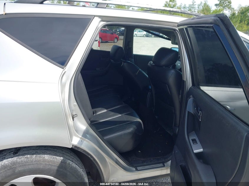 2004 Nissan Murano Sl VIN: JN8AZ08T34W223150 Lot: 44734180