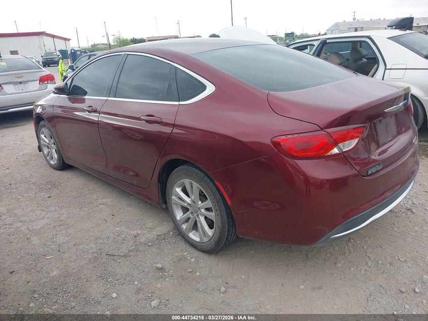 Vin: 1c3cccab4gn137546, lot: 45231404, chrysler 200 limited 20163