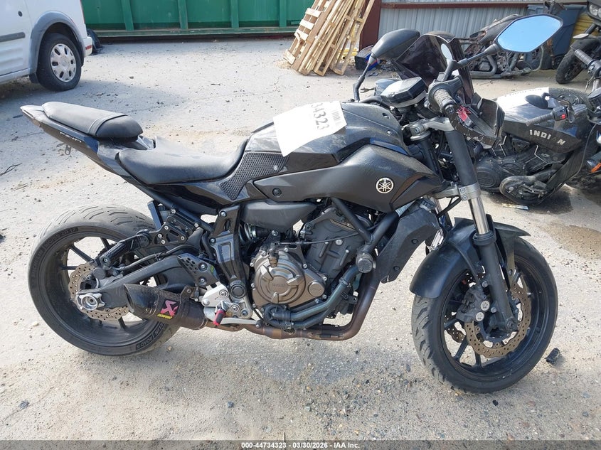 2016 Yamaha Fz07 VIN: JYARM06E1GA010342 Lot: 44734323