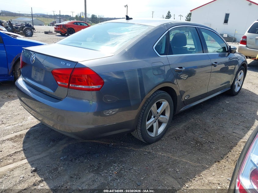 2012 Volkswagen Passat 2.0L Tdi Se