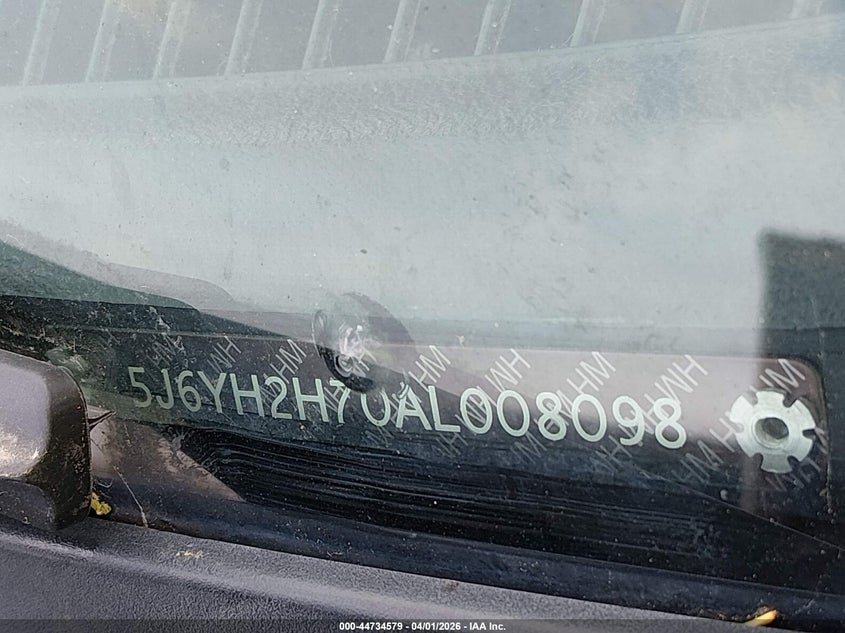 2010 Honda Element Ex VIN: 5J6YH2H70AL008098 Lot: 44734579