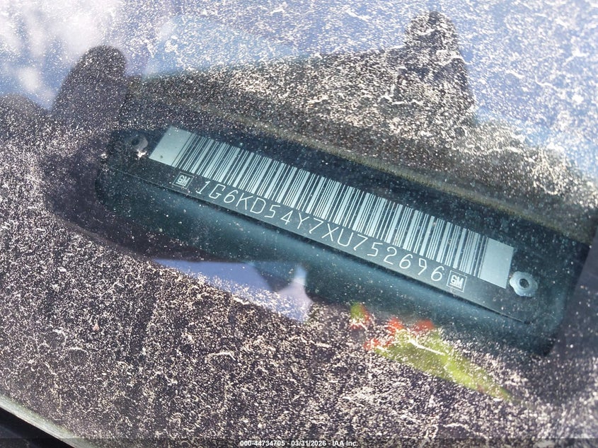 1999 Cadillac Deville Standard VIN: 1G6KD54Y7XU752696 Lot: 44734705