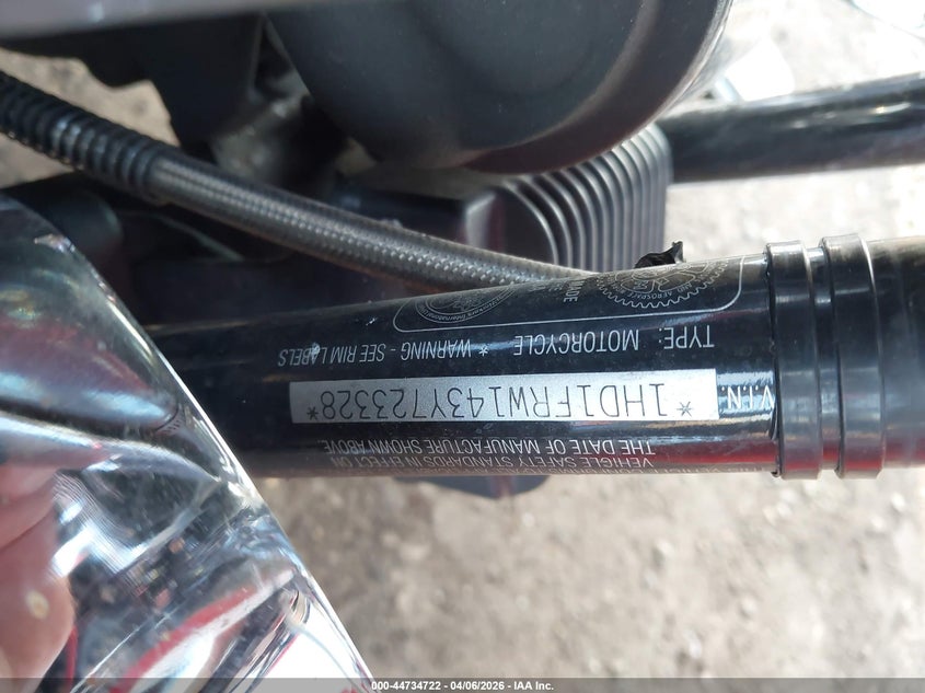 2003 Harley-Davidson Flhrci VIN: 1HD1FRW143Y723328 Lot: 44734722