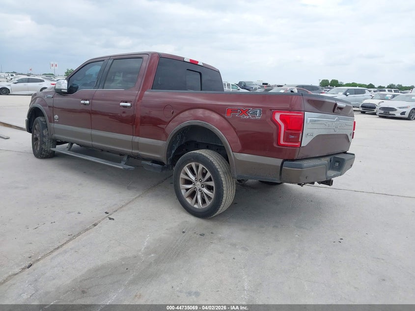 Vin: 1ftfw1eg5gfa35869, lot: 45232256, ford f-150 king ranch 20163