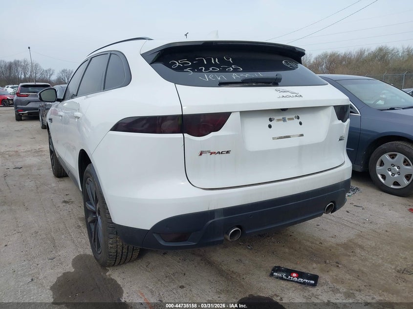 Vin: sadck2bv5ha491302, lot: 45232346, jaguar f-pace 35t prestige 20173