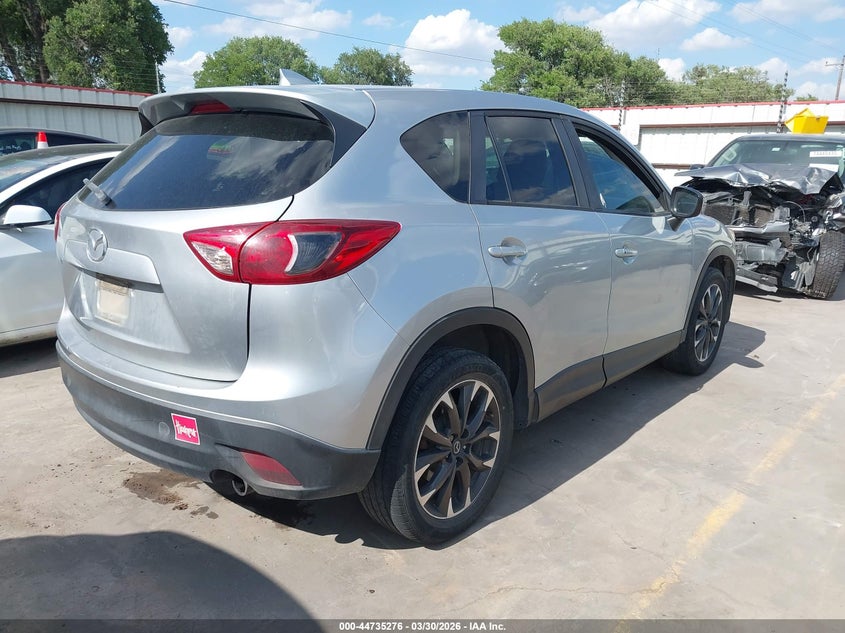 Vin: jm3ke2dyxg0822425, lot: 45232464, mazda cx-5 grand touring 20164