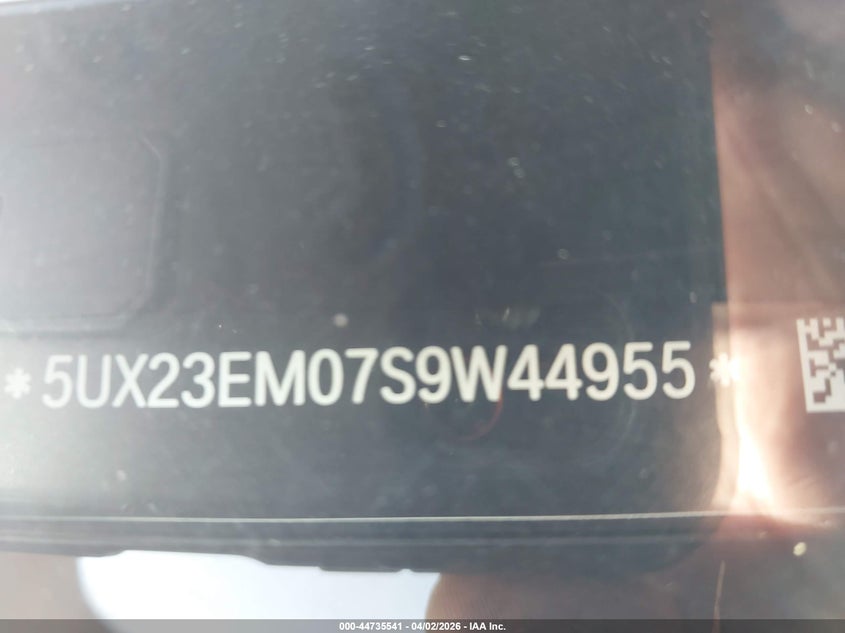 2025 BMW X7 xDrive40I VIN: 5UX23EM07S9W44955 Lot: 44735541