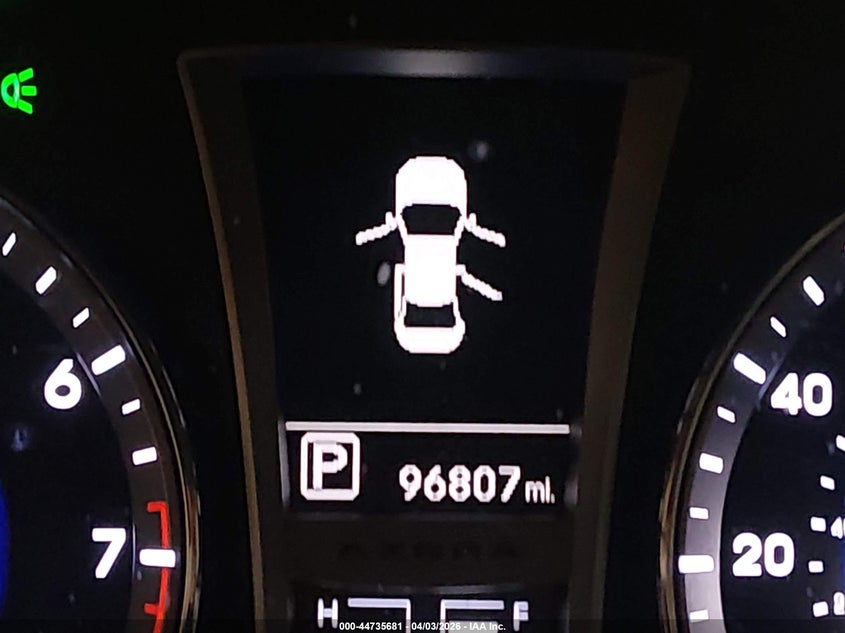 2012 Hyundai Azera VIN: KMHFG4JG1CA167793 Lot: 44735681