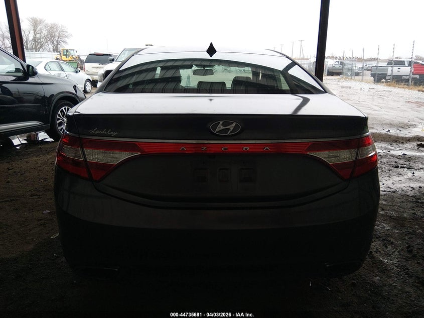 2012 Hyundai Azera VIN: KMHFG4JG1CA167793 Lot: 44735681