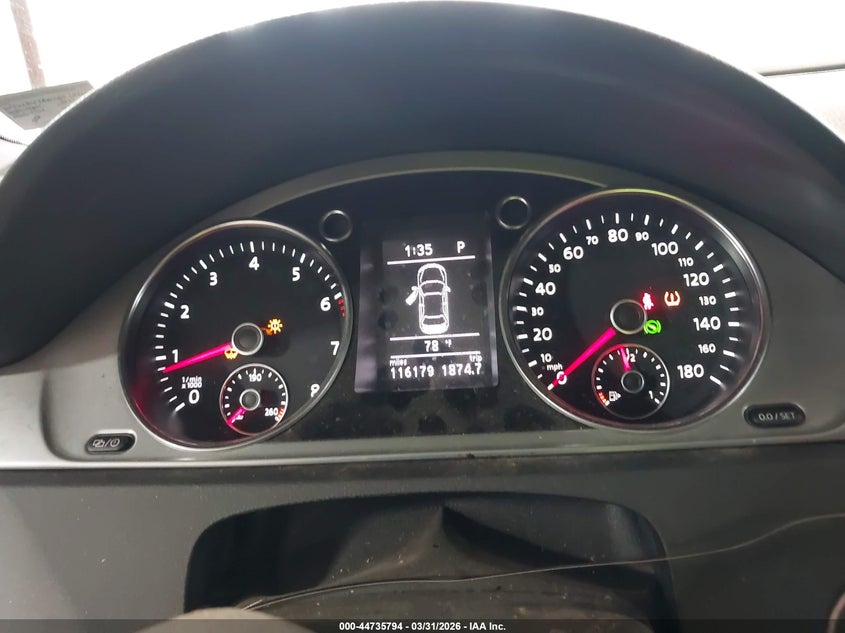 2013 Volkswagen Cc 3.6L Vr6 Lux VIN: WVWHU7AN2DE504603 Lot: 44735794