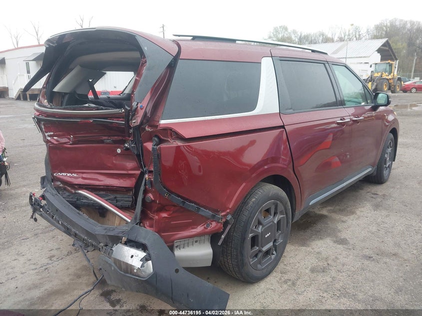 Vin: kndne5ka0s6069796, lot: 45233383, kia carnival mpv hybrid sx 20254