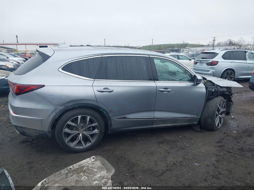 2022 Acura Mdx Technology Package VIN: 5J8YE1H47NL016950 Lot: 44736303