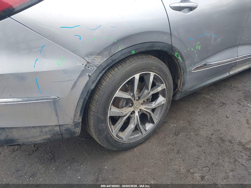 2022 Acura Mdx Technology Package VIN: 5J8YE1H47NL016950 Lot: 44736303