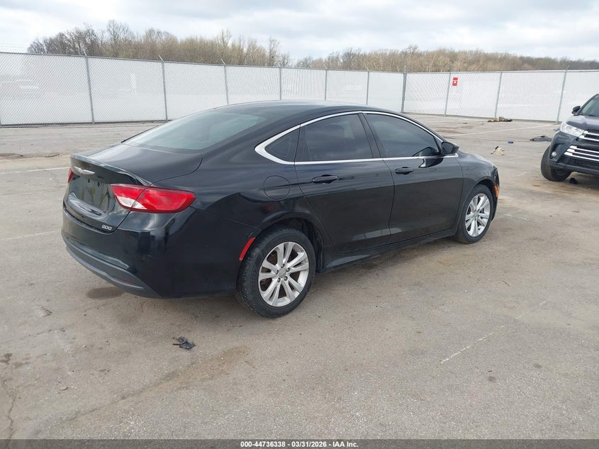 Vin: 1c3cccfb4gn181894, lot: 45233526, chrysler 200 touring 20164