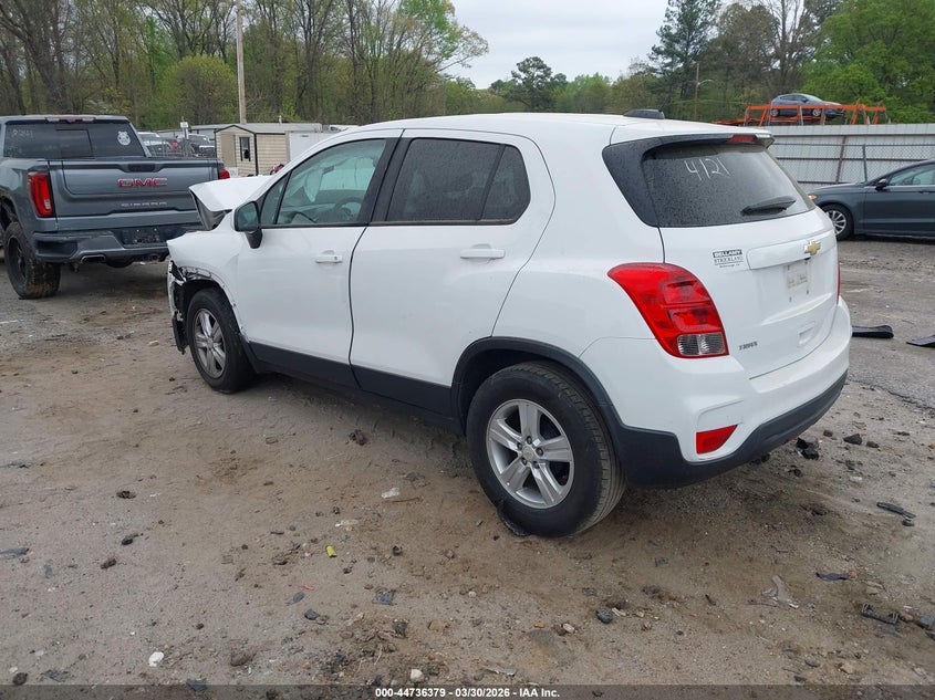 Vin: kl7cjksb2mb304121, lot: 45233567, chevrolet trax fwd ls 20213